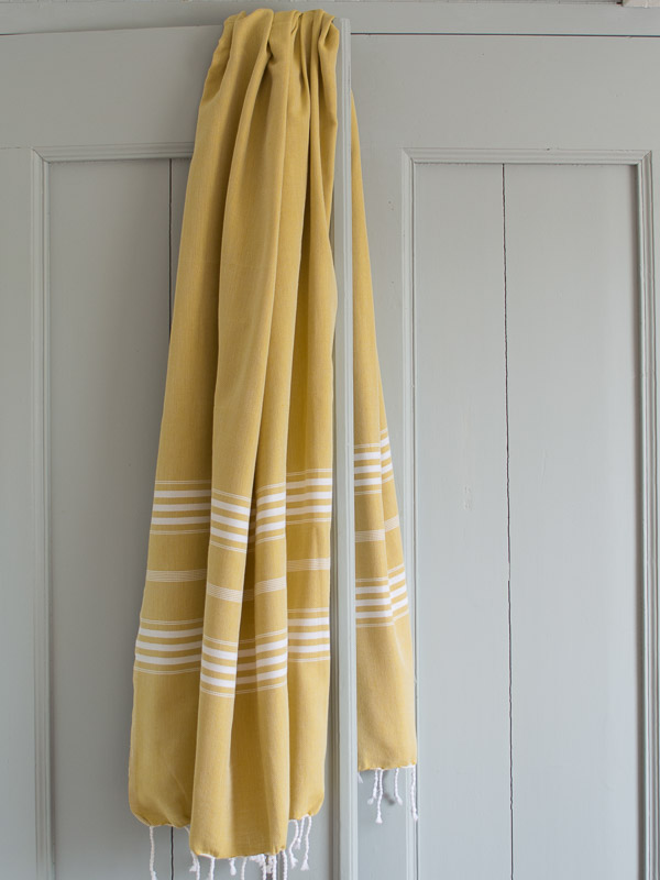 hammam towel mustard